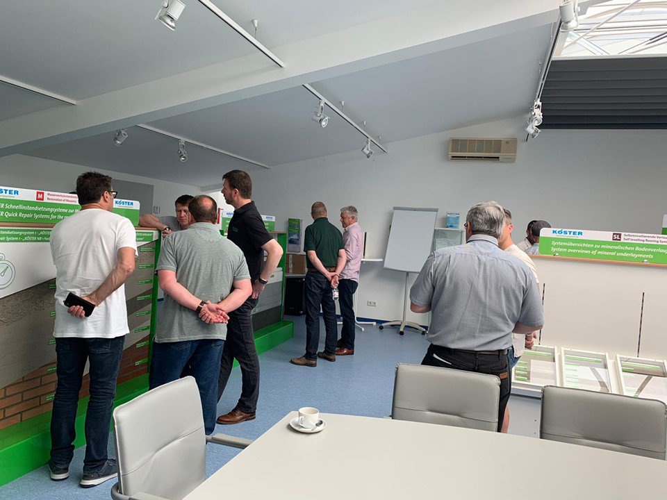 Koster Waterproofing hosted delegates from <a href="/DeltaMembranes/">DELTA MEMBRANES - Structural Waterproofing</a> in Aurich, Germany this week. Technical and practical demonstrations of the Koster waterproofing systems are key in providing the in-depth knowledge required to provide a solution for any challenge. #koster #waterproofing