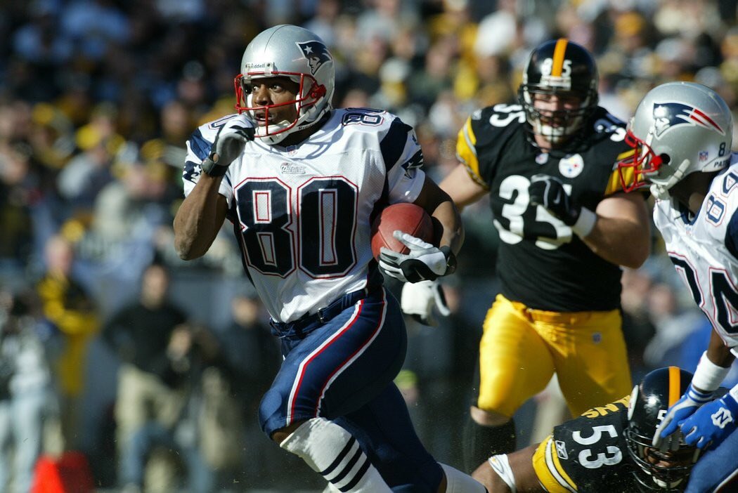 We've got Troy Brown days left until the  #Patriots opener!An 8th round pick in 1993, he spent his entire 15 year career with the PatsConsidered by many "The Ultimate Patriot" due to is versatility, he is the only player in history w/ >550 catches, >250 punt returns, & an INT