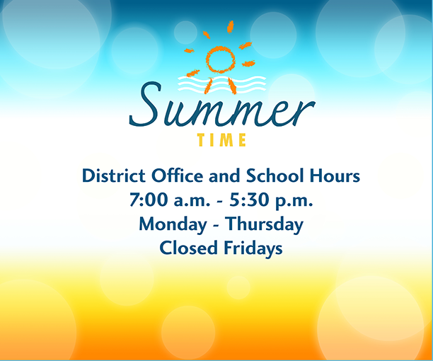 Reminder that ESTEEM is observing Summer hours.