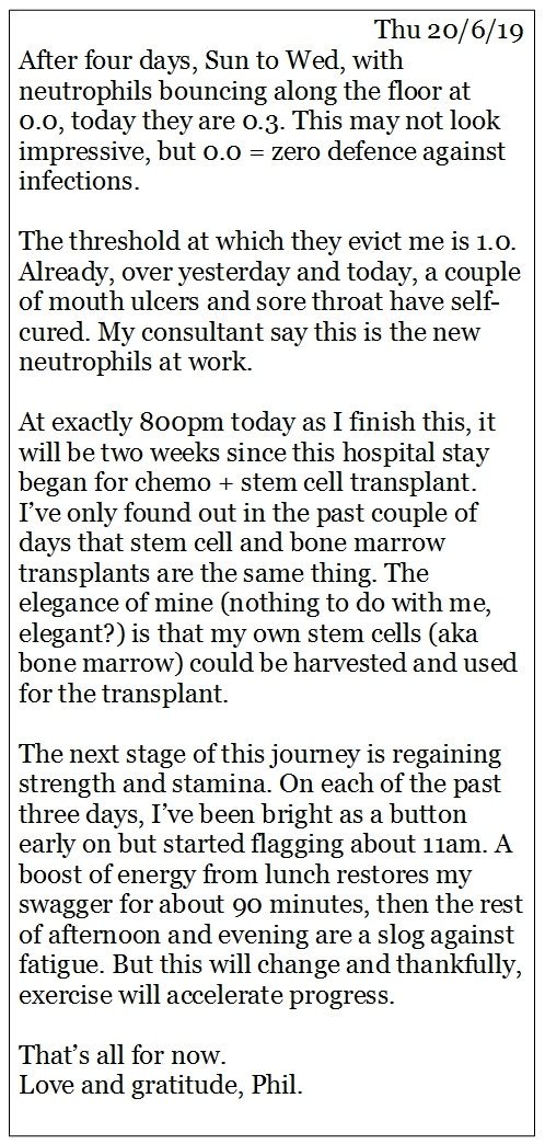 Phil Christopher (@philatredrock) on Twitter photo Personal #myeloma latest, cc <a href="/MyelomaUK/">Myeloma UK</a> <a href="/IMFmyeloma/">International Myeloma Foundation</a> <a href="/myelomacrowd/">Myeloma Crowd has moved to @HealthTreeMM</a> Personal #myeloma latest, cc <a href="/MyelomaUK/">Myeloma UK</a> <a href="/IMFmyeloma/">International Myeloma Foundation</a> <a href="/myelomacrowd/">Myeloma Crowd has moved to @HealthTreeMM</a>