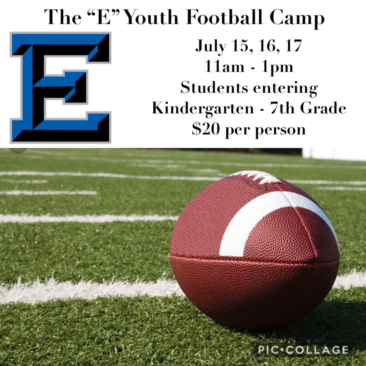 MsDeeDeeMac's tweet photo. Youth Football Camp coming up soon!
#Family
#bEastLubbock https://t.co/Hj5XPAvFYU