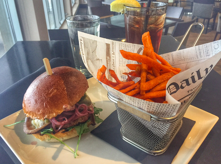 IggysRestaurant's tweet photo. We love our #sweetpotatofries Weekend looks great!  The patio at Iggys is the place to be. #iggysgrillbarpatio #patiotime #burgers #yummy #burger https://t.co/pVGP8aycTV