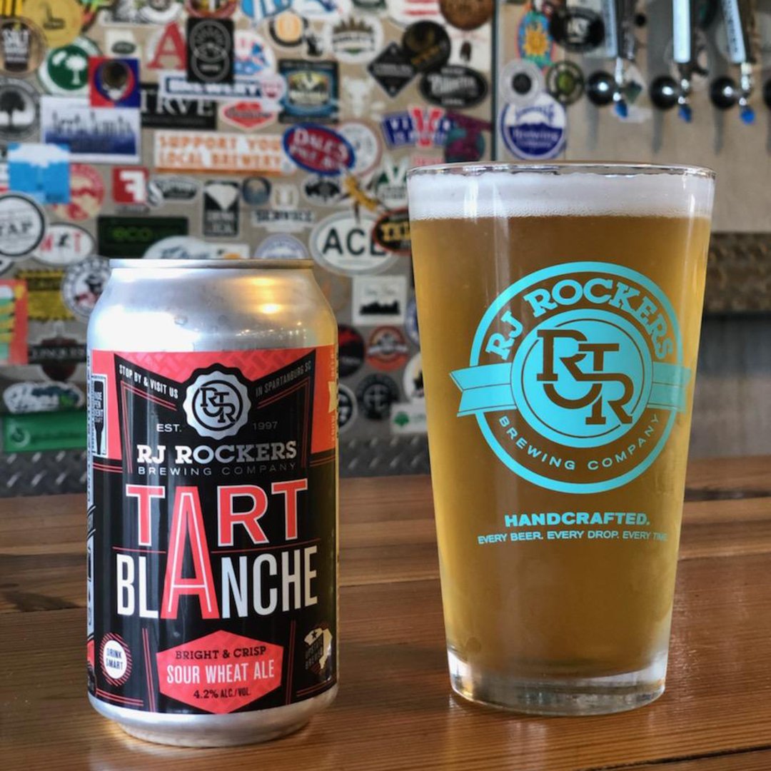 Missed having tart blanche on tap? Well, not anymore. It's back on tap and here for you to enjoy! Come in the tap room and give it the first taste of summer! rjrockers.com/beer/

#tarteblanche #brewedintheburg #downtownspartanburg #onespartanburg