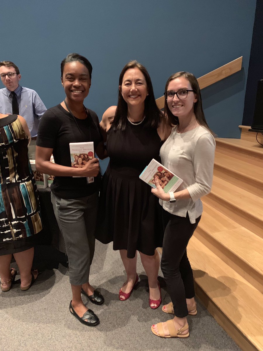 Quick fangirl moment meeting Erin Gruwell at #WorldClassLearning <a href="/PascoLiteracy/">Pasco Literacy</a>