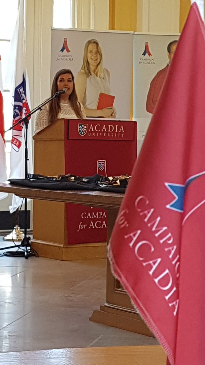 Congratulations and thank you the TD Bank Group for making a financial donation to Acadia in support of Indigenous student success. A great day to Stand Up and Cheer!