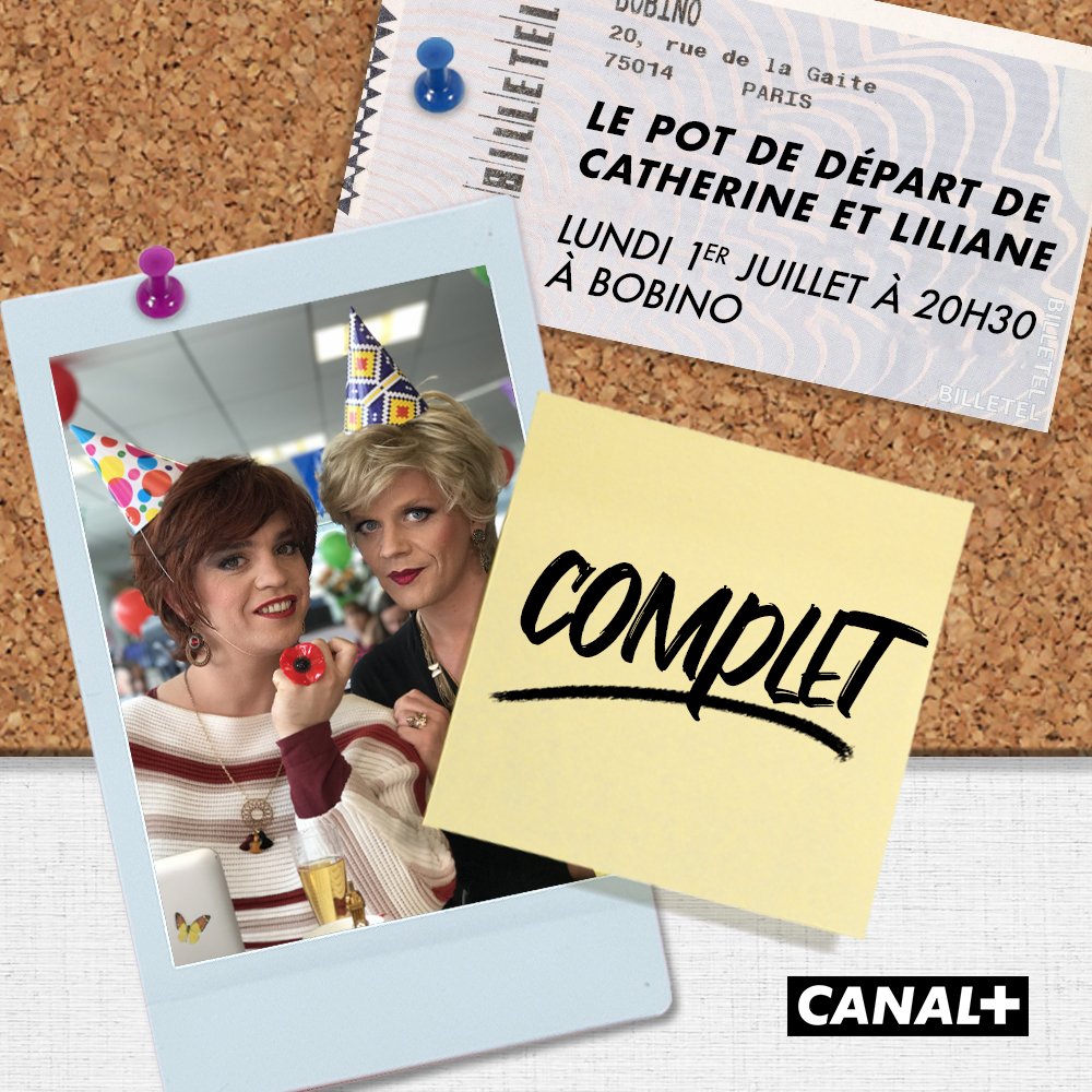 Coucou, c’est Liliane !
Bon, c’est complet de chez complet à Bobino…
On pensait pas que tous nos anciens collègues d’Antenne 2 viendraient…
Bref, on a d’autres surprises à vous annoncer avec Catherine très bientôt.
On vous dit vite !
Bisous 😘😘