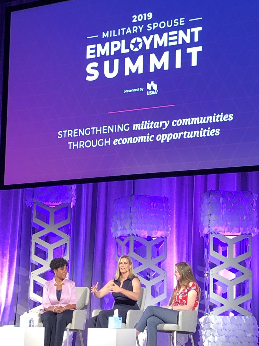 DogTagBakery's tweet photo. Powerful story of @TiffanySmiley9 &amp; Tucker Hirsch @THincGreen as military #Caregivers lead by @HarrietDominiq of @USAA. True courage in telling their stories of service to our country. Grateful for our partnership with @DoleFoundation in supporting our #HiddenHeroes! #MSES2019 https://t.co/3bcwngOtZ1