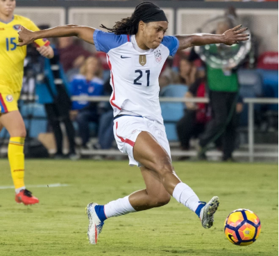PhoenixCollege's tweet photo. We're quickly approaching the start of game three in the World Cup. Team USA plays Sweden at 12PM MST today! Show PC Alumna, @J_Mac1422 some love for the upcoming match by using the #jessican #pcproud hashtags. ⚽ Go Team USA! 🎉 https://t.co/Sn83h9TaMg