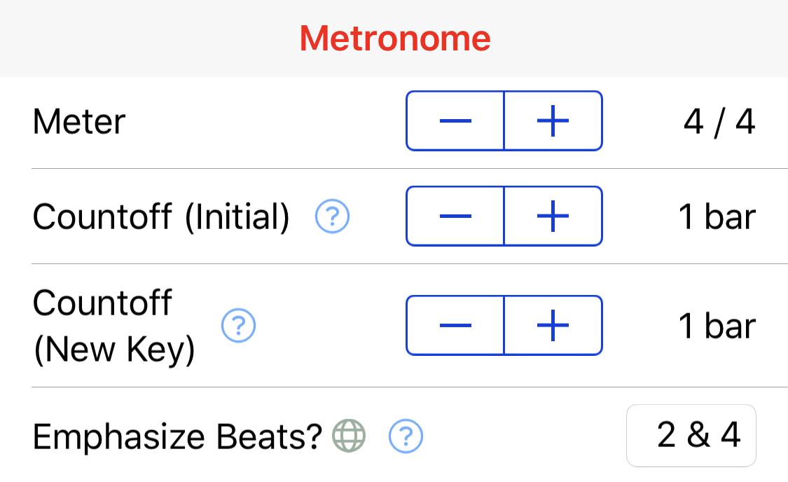 RandomRootsApp's tweet image. Version 1.2 is live, with many additions, fixes and improvements!

To name one: at fast tempos, the countoffs &amp;amp; metronome now emphasize beats 2&amp;amp;4 (for swing feel) or 1&amp;amp;3 (for straight feel). The fast clicking was a bit robotic &amp;amp; distracting. More enjoyable, now, no?