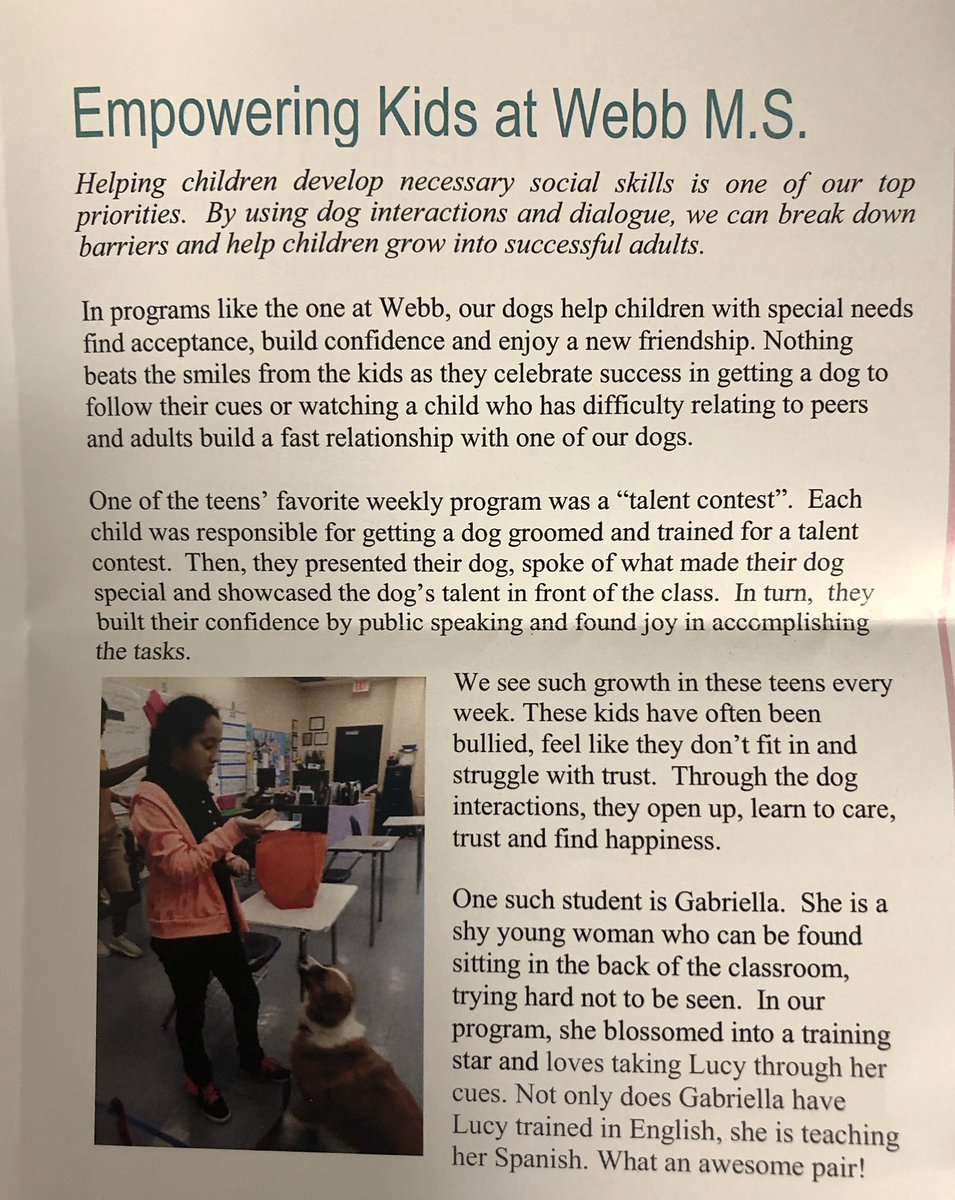 MrPhilpot_J's tweet photo. Looking forward to another year of working with Kids and Canines to support students! @webbmiddle @KidsandCanines @HCPSArea2 @HCPS_SEL https://t.co/bMN0x8JTOQ