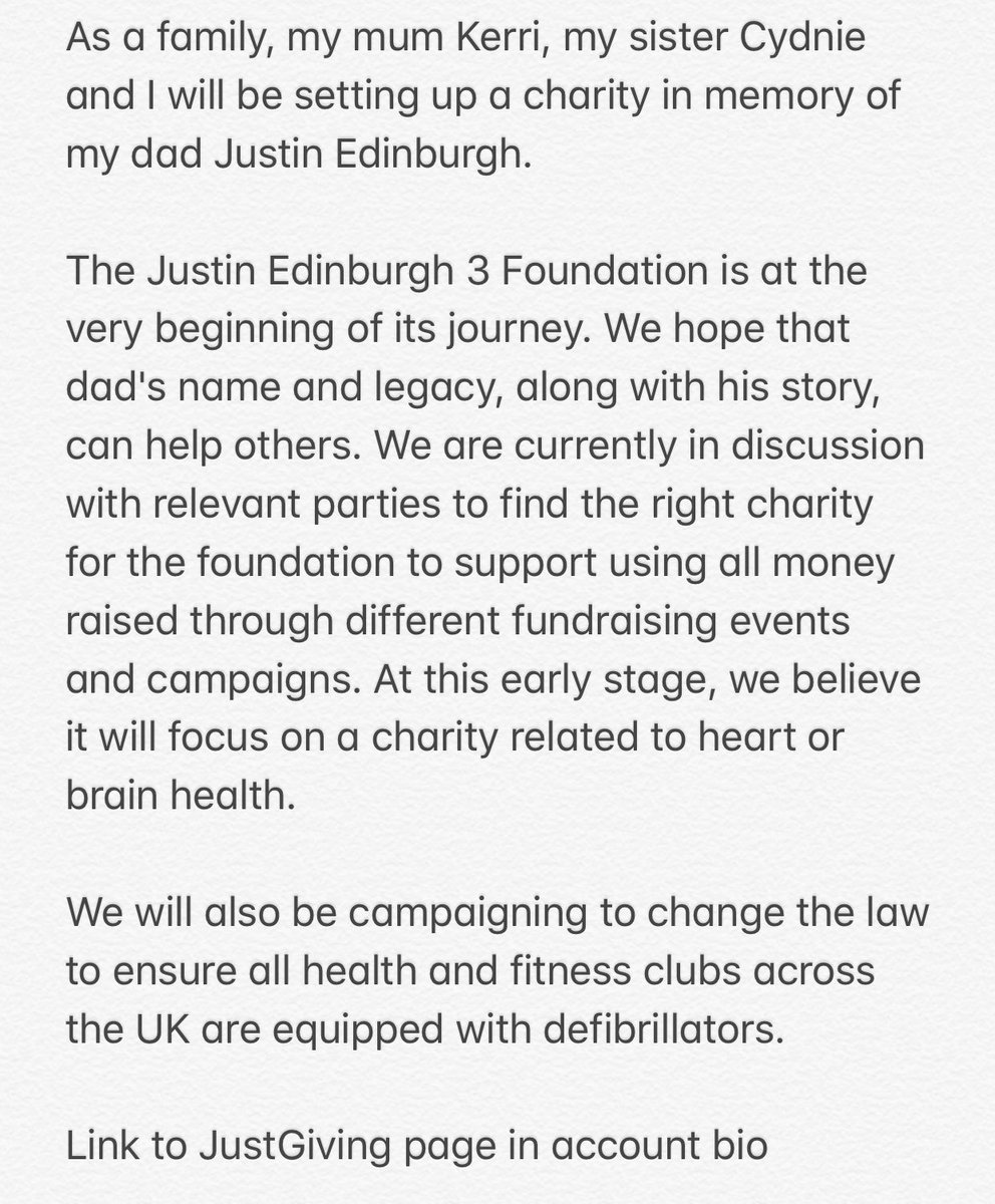 Justin Edinburgh 3 Foundation (@je3foundation) on Twitter photo 