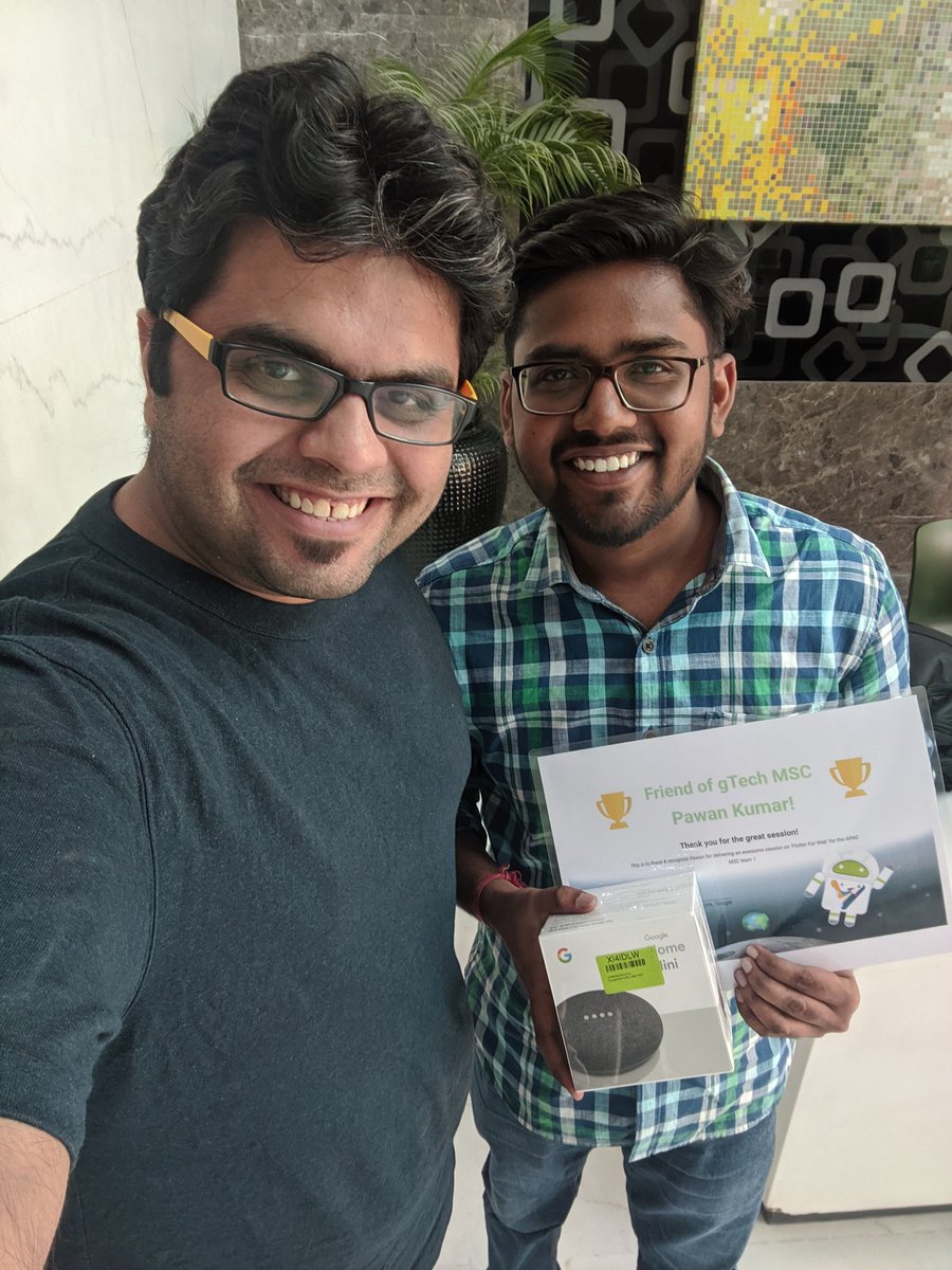 imsaurabhrajpal's tweet image. It was a pleasure to have you with us @imthepk. Thanks for taking out time to come over and share your wisdom with out team! 🤗
@biswajeet_137 I have to admit, we have some really awesome #GDEs in India! 😎
#Flutter #FlutterForWeb #webdevelopment #gTech