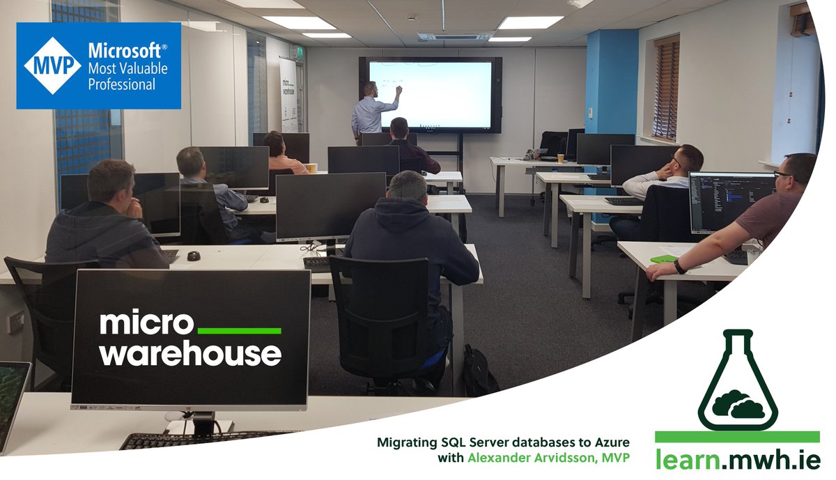 MWHDistribution's tweet photo. The last 30 days have seen @MWHDistribution run 5 courses in our #learnlab. 3 of these have been brand new courses bespoke to MWH, including #AzureDevOps, Migrating @SQLServer to @Azure and #windowsvirtualdesktop @Microsoftirl @msPartner @mspartnersuk https://t.co/nxY0B4DrFs