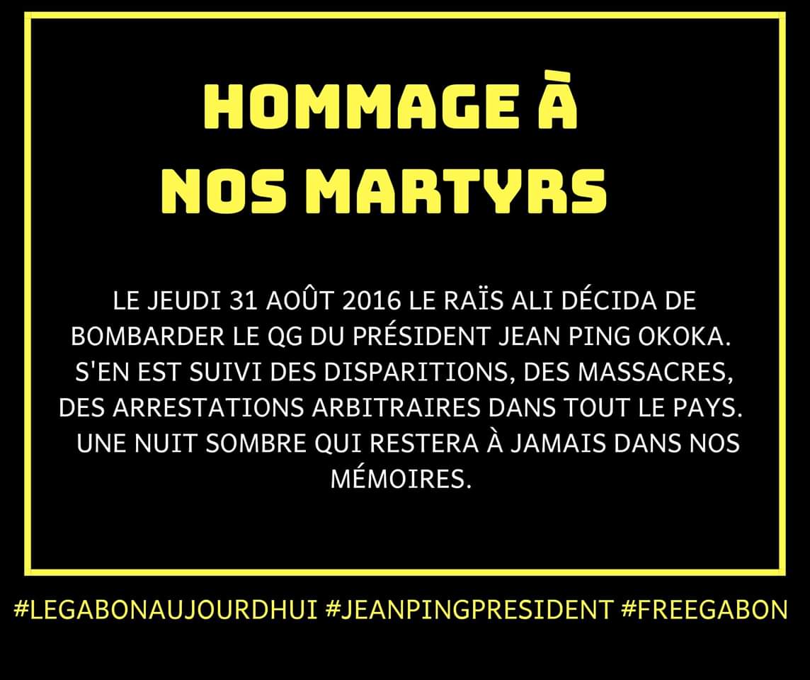 WirFuerGabun's tweet photo. #Gabon #JeudiNoir #Intercession justice @PourNosMartyrs!
#CarnageGabon2016 #27Aout2016 #OnNeLacheRien #OnNoublieraPas ce #genocide où #BongoIsKilling avec #France à #FRIC de @JY_eLeDrian à fait taire des hommes pour valider la #Dictature!
Seul Peuple SOUVERAIN #Vote27082016 @libe https://t.co/lBxJf3IfHB