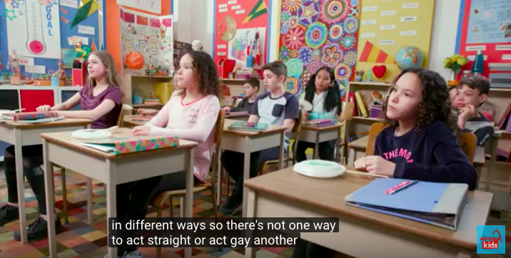 whatsmybodydoin's tweet photo. Sex Ed School on SEXUAL ORIENTATION! 🌈 Eva comes out to the class as #bisexual, busting the myth that you can "act straight" or "act gay" &amp; chatting with drag performers about chosen family! 

https://t.co/EankWunzww #SexEd #SaveSexEd https://t.co/lStQUSUTls