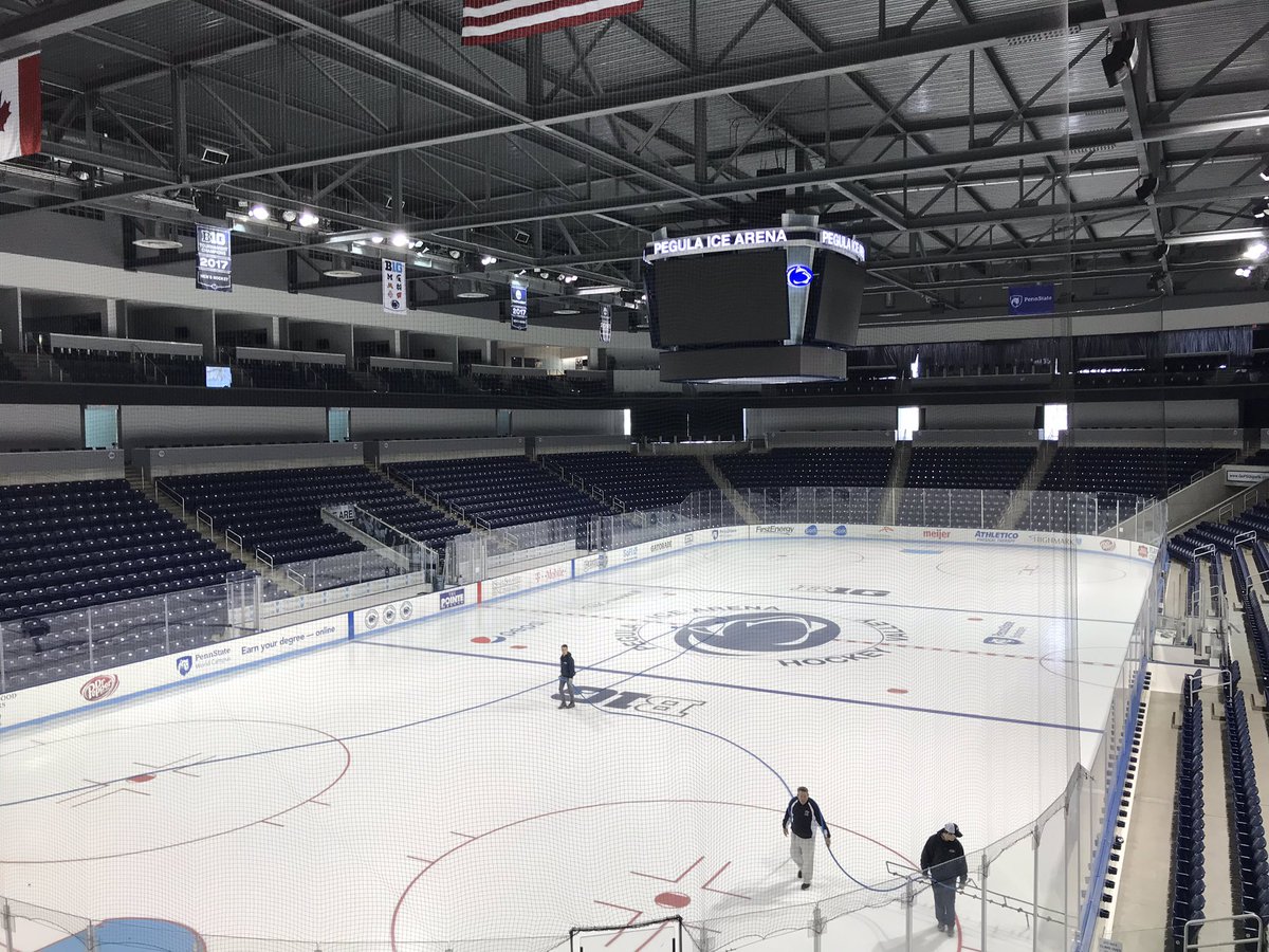 NACC_Conference's tweet photo. Currently touring the @PegulaIceArena 
Home of the @PennStateMHKY team. Not a bad seat in the house!
#NACC_Conference https://t.co/2MoTgikFP6