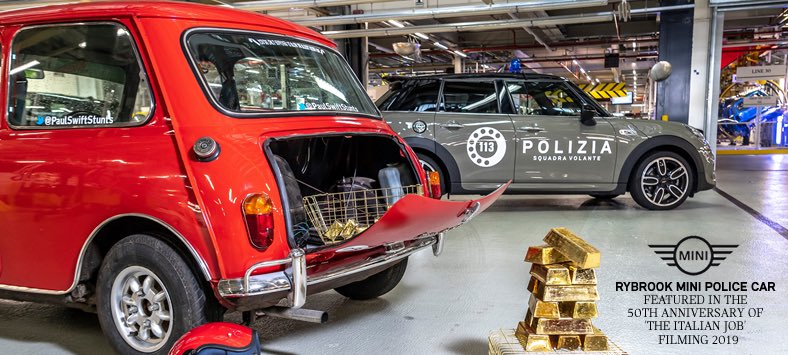 Wolves_MINI's tweet image. Rybrook MINI were proud to support @miniplantoxford for the 50th Anniversary of ‘The Italian Job’ filming at it’s home in Oxford with the Italian Polizia car. We had such an amazing time at the charity screening at the MINI factory last night.#rybrook #theitalianjob #oxford #MINI