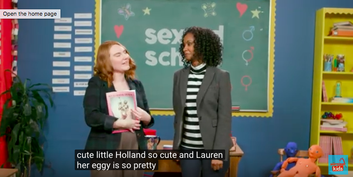 whatsmybodydoin's tweet photo. Sex Ed School on SEXUAL ORIENTATION! 🌈 Eva comes out to the class as #bisexual, busting the myth that you can "act straight" or "act gay" &amp; chatting with drag performers about chosen family! 

https://t.co/EankWunzww #SexEd #SaveSexEd https://t.co/lStQUSUTls