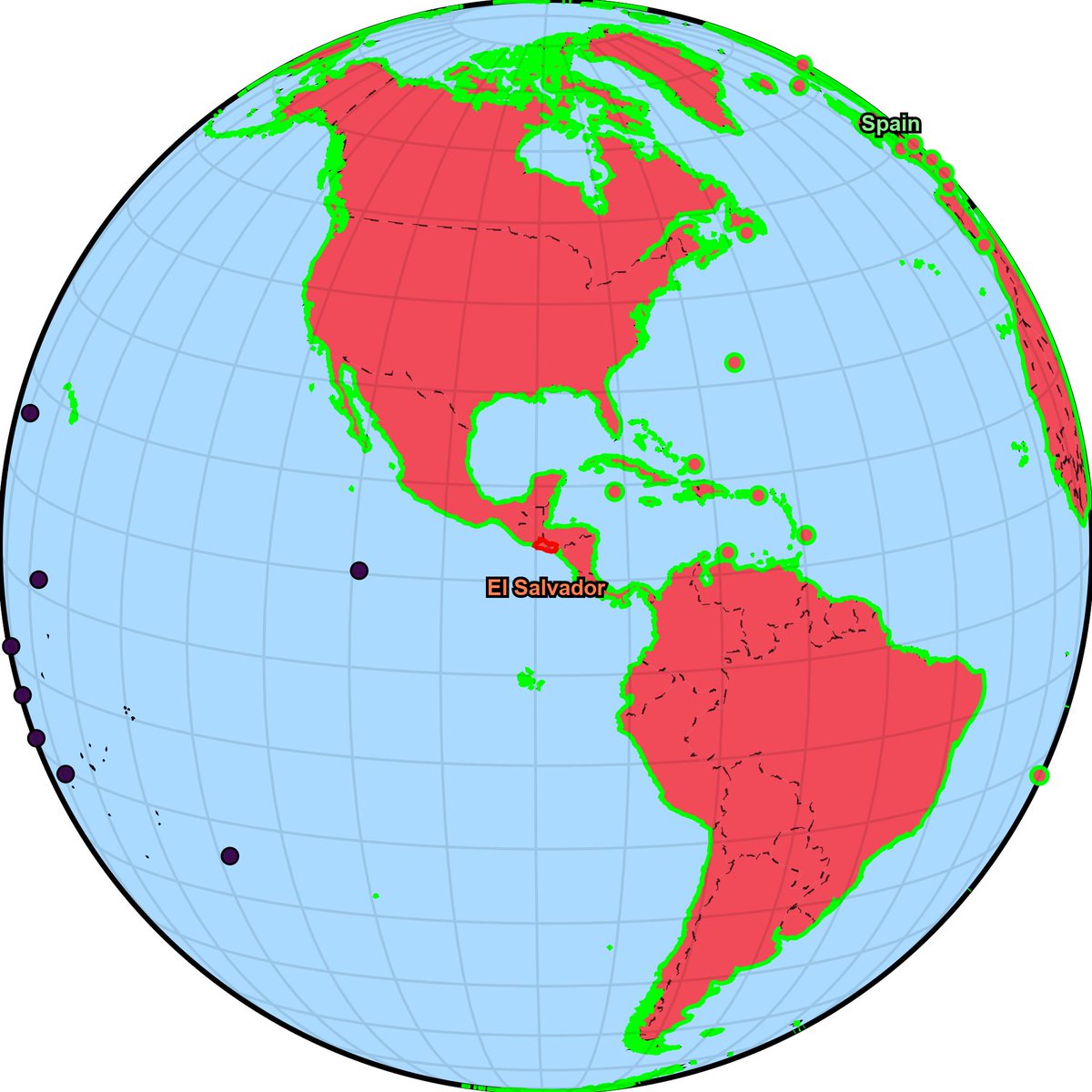 worldwarbot's tweet photo. September 2139, Spain conquered El Salvador territory.
El Salvador has been completely defeated.
2 countries remaining.
#Spain #ElSalvador https://t.co/pY1u8Jjo5a