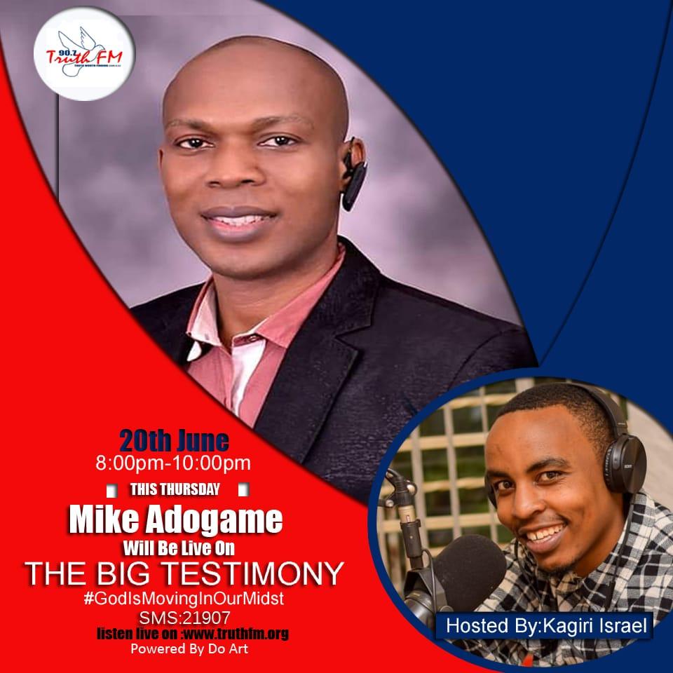 Truthfmkenya's tweet photo. Tonight on #TheBigTestimony @Israel_Kagiri host Evangelist Mike Adogame who has gone through thick and thin and tonight he testifies God's power to save. You don't want to miss! Tell a friend to tell a friend to tune in.
#GodIsMovingInOurMidst
SMS 21907 CALL 0727 907 907 https://t.co/6j8CNx8Rlv