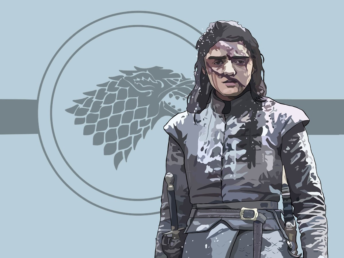 adamisdrawing's tweet photo. “Not Today”

@Maisie_Williams as Arya Stark from “The Bells” in the final season of @GameOfThrones drawn digitally on the iPad Pro.

#nottoday #aryastark #arya #gameofthrones #maisiewilliams #housestark #winteriscoming #thebells  #digitalart #illustrator  #applepencil #ipad https://t.co/rSd4xnMb6i