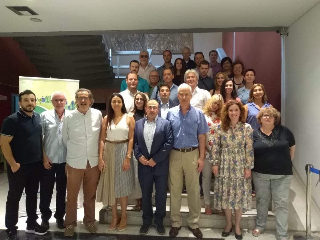 Finishing first day of @GRASPINNO_MED partners meeting in Athens. 
@CambraTerrassa
