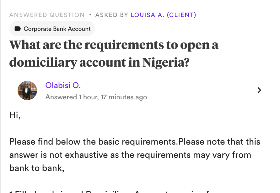 legalformsng's tweet photo. What are the requirements to open a domiciliary account in Nigeria?
full answer on #LFQA: https://t.co/HPB78EGf1r
#bank #gtb #zenithbank #firstbank #fbn #cbn #sterlingbank #accessbank #diamondbank #msmethursday #MSMEThursdayWithDipo https://t.co/YMGU3J2PfP