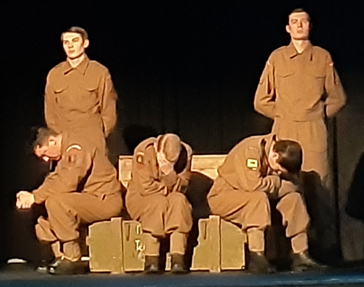 BarlbyHistory's tweet image. Thank you so much to @EverwitchTC and the cast of Bomb Happy who came to perform this afternoon, bringing the testimonies of our Normandy Veterans to life @Barlby_High #BombHappy #DDay75thAnniversary