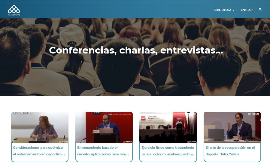 Academove's tweet photo. Encuentra y disfruta de forma gratuita las ponencias de la 6th NSCA Internacional con el audio mejorado en https://t.co/1N5VZ46LeH @NSCASpain @Academove #Plataformadeforamción #KHINN https://t.co/GedBFiglw6