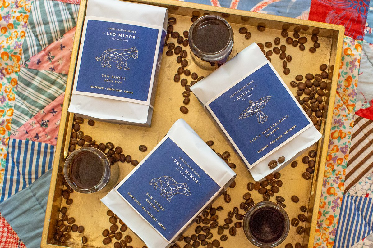 station16's tweet photo. Star light, star bright.
.
Unique packaging design for Prevail's out-of-this-world small batch series of coffees elevates the product and brand. #packagedesign #design #coffee #buildbetterbrands https://t.co/1O0JbKsv0Q