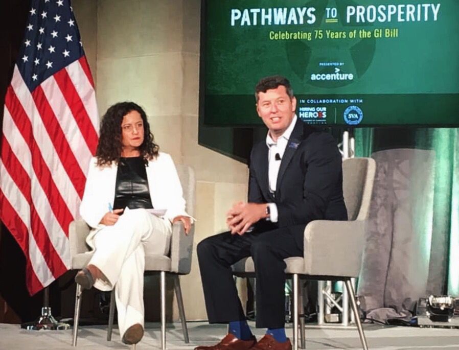 kennedydemspa's tweet photo. When we #InvestInVets, our economy grows. Proud of our co-founder @PatrickMurphyPA for taking part in a conversation honoring the 75th Anniversary of the #GIBill. We're honored to promote candidates who are committed to our nation's veterans. #HireHeroes https://t.co/2ybYDuFbnj