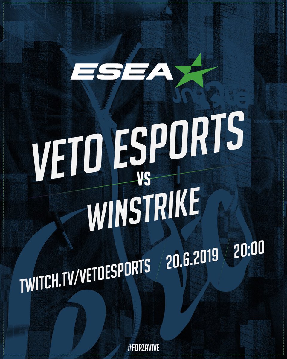 VetoEsports's tweet image. 20.00 mennään! Vielä yksi rutistus ennen juhannustaukoa👏🏻
▫️
Illan vastustaja @winstrike_team lähtee otteluun uuden huippuvahvistuksensa @edwardcsgo kera
▫️
Katso ottelu suorana veto.gg tai twitch.tv/vetoesports.
▫️
#esportsfi #vimpelspulling #forzavive #esea