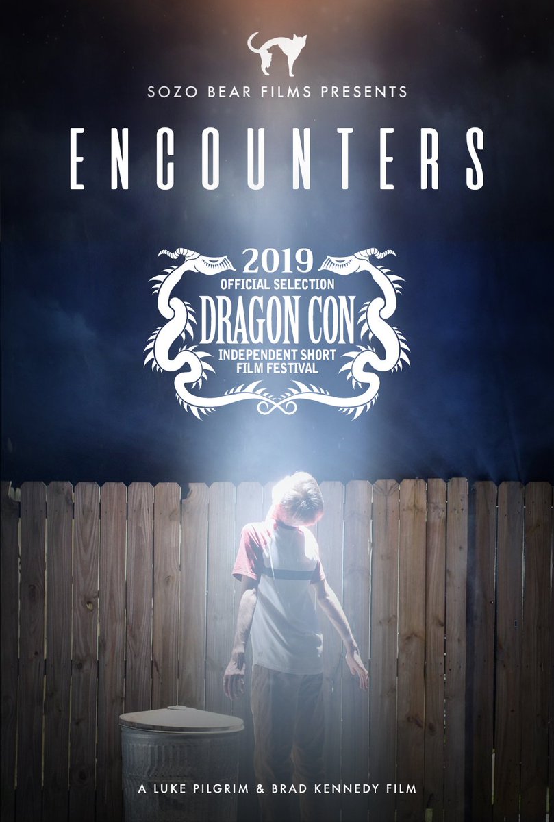 We're excited to announce that the first episode of "Encounters" has been accepted into it's first festival so far! Thank you to <a href="/DragonCon/">💐🌼Dragon Con 🌹🌺</a> &amp; Dragon Con Film Festival for making "Encounters" an Official Selection at the 2019 Dragon Con Film Fest! #dragoncon2019 #FilmFestival