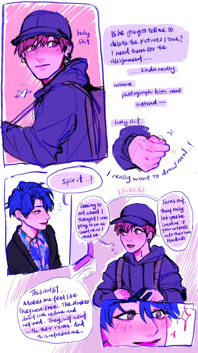 this is basically me projecting onto jungkook ? 
art students #V #JK #taekook 