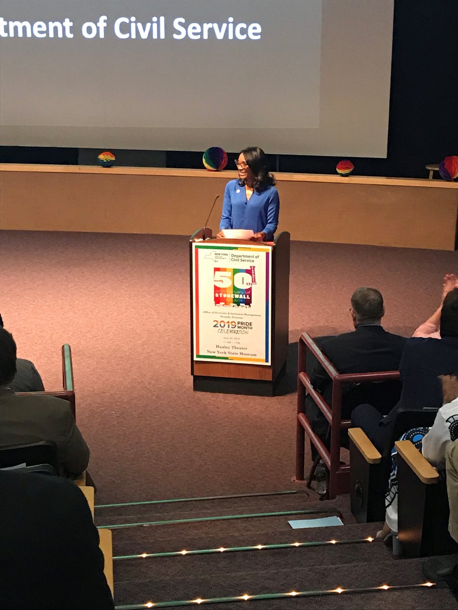 What a great event celebrating #PrideMonth today! Thank you to <a href="/NYSCivilService/">NYS Civil Service</a> for organizing a dynamic program. <a href="/NYITS/">nyotslolycore</a> was proud to join w/ several agency partners to honor the significant contributions of NY's LGBTQ community.