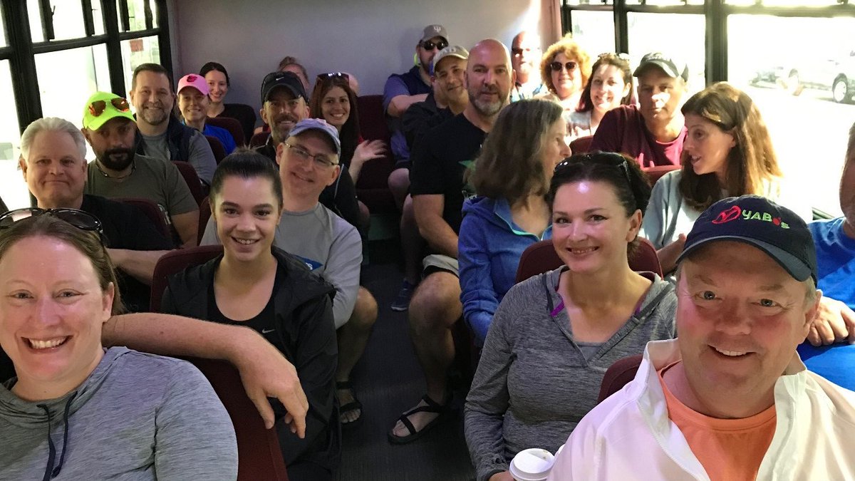 ElevateLS's tweet photo. Our rafters have departed the Grand Hyatt Denver and are headed to raft 7 miles of Colorado rapids today! Enjoy the ride and we will see you at the Elevate Welcome Reception tonight at 7 PM! #ElevatebyLegalShield #Elevate2019 https://t.co/hvExrzvUId