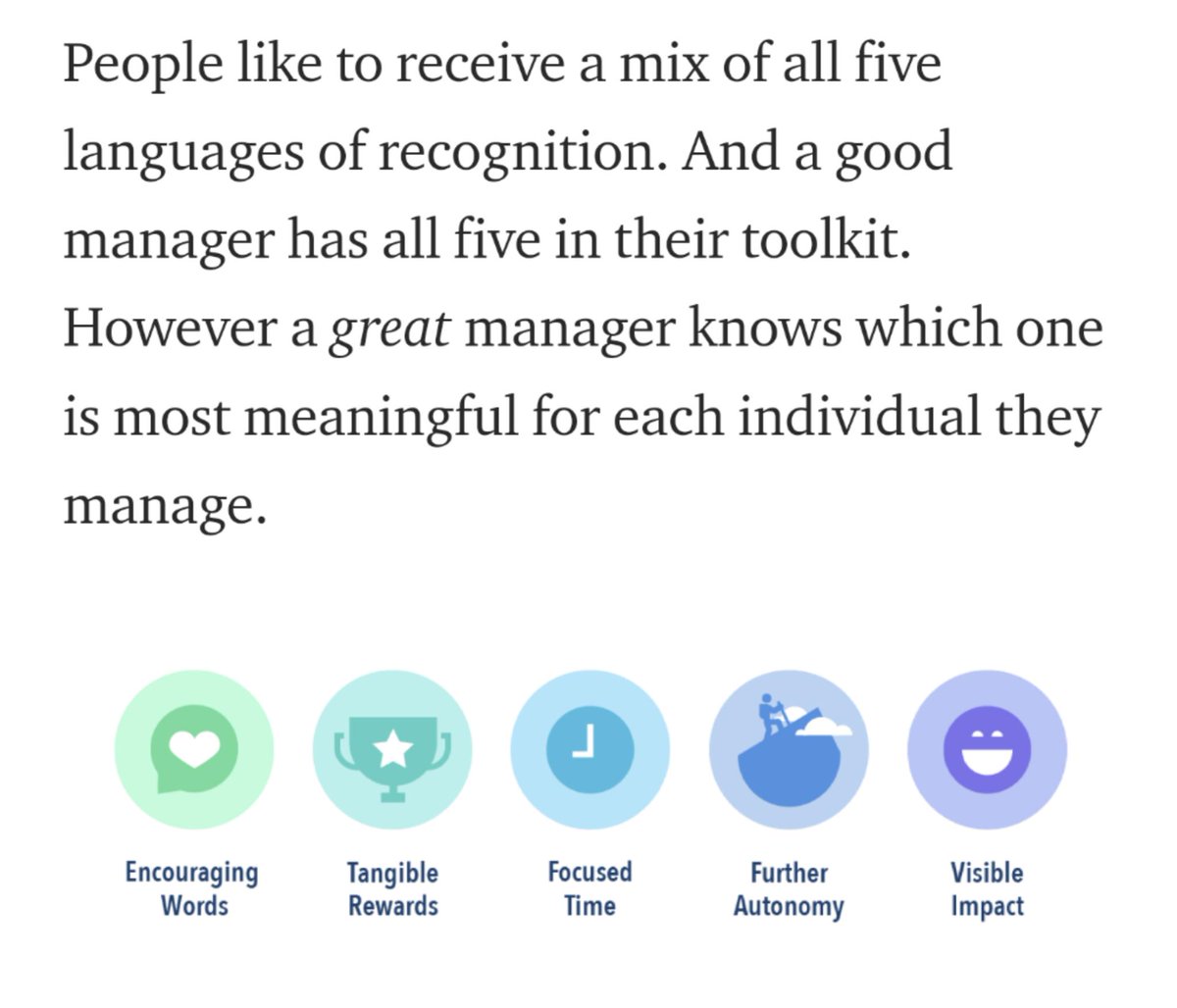 FengJade's tweet photo. 5 love languages of Recognition by Katie Dill (VP Design @ Lyft): encouraging words, tangible rewards, focused time, further autonomy, visible impact. #GITCATALYST https://t.co/XP3lPMooHz