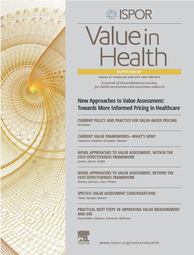 ISPORJournals's tweet photo. A new supplement to #ValueinHealth captures the discussion from the ISPOR Summit 2018 on New Approaches to Value Assessment. Full text of all the articles are freely available online at https://t.co/fkVhtWVxOT. #HEOR #valueframeworks https://t.co/t7RwFbZTRg