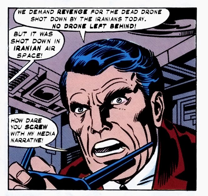 teacherdude's tweet image. No drone left behind! #Trump #Iran #QuestionTheNarrative