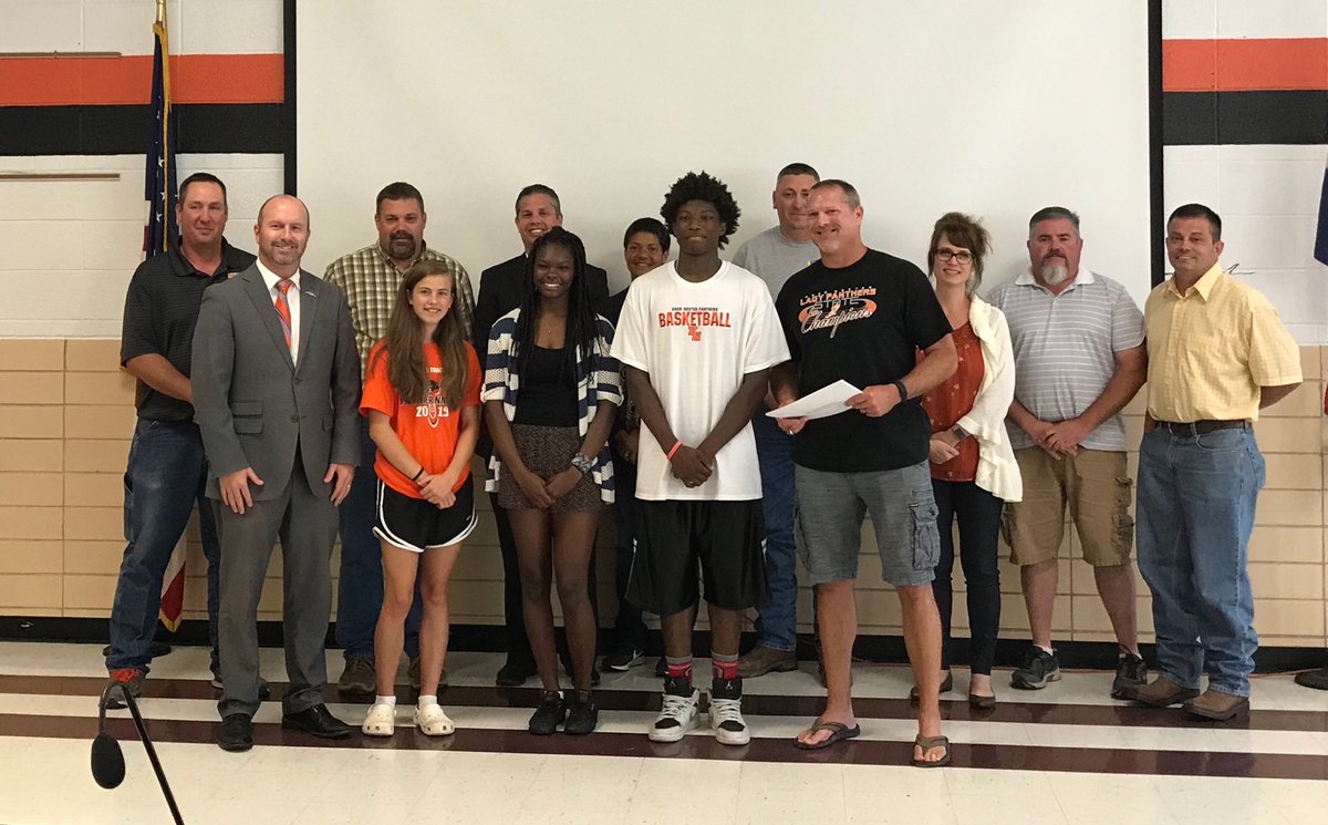 KNCoachJohnson's tweet photo. Just a few could come due to other sports commitments but State Track was recognized at board meeting last night! https://t.co/aIIev6xWwo