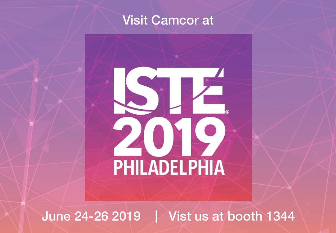 Be sure to visit Camcor at ISTE in Philadelphia next week, June 24-26, to see some of the latest STEM and Audio/Visual products for education.