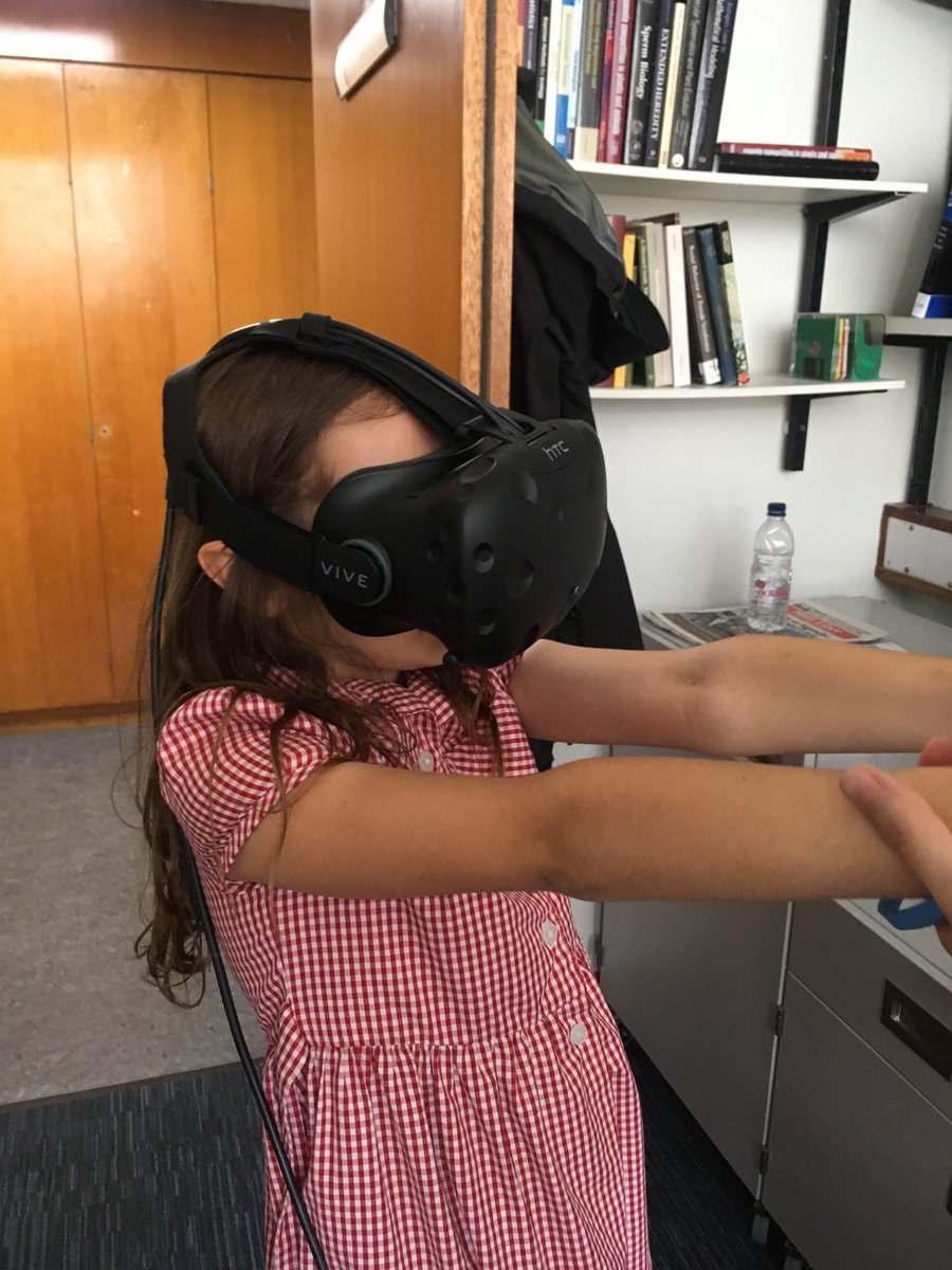 SimoneImmler's tweet image. We had some virtual reality in my office today in preparation for the #Lates at the Science Museum in London next week with @NeusTamarit and Ben Murray! It will be fabulous!!