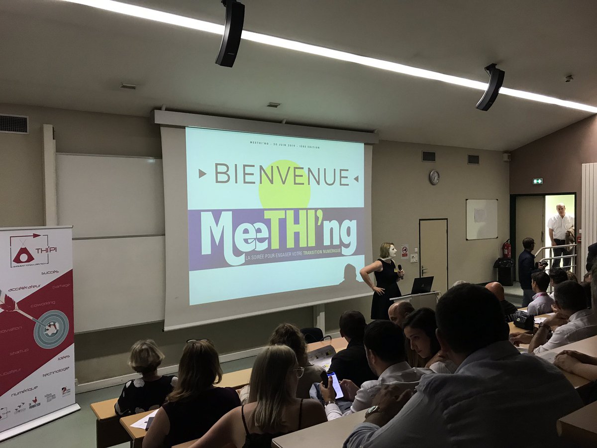 maincy771's tweet photo. #MeeTHIng Soirée organisée par #eln #Synergie et le @PiTotem. #transformationnumérique 24 startup pour présenter aux entreprises du territoire des solutions innovantes et opérationnelles. Partenaire de la soirée @EDF_GrandEst moteur de l’innovation sur @regiongrandest @GrandENov https://t.co/SNMCDRO4UC