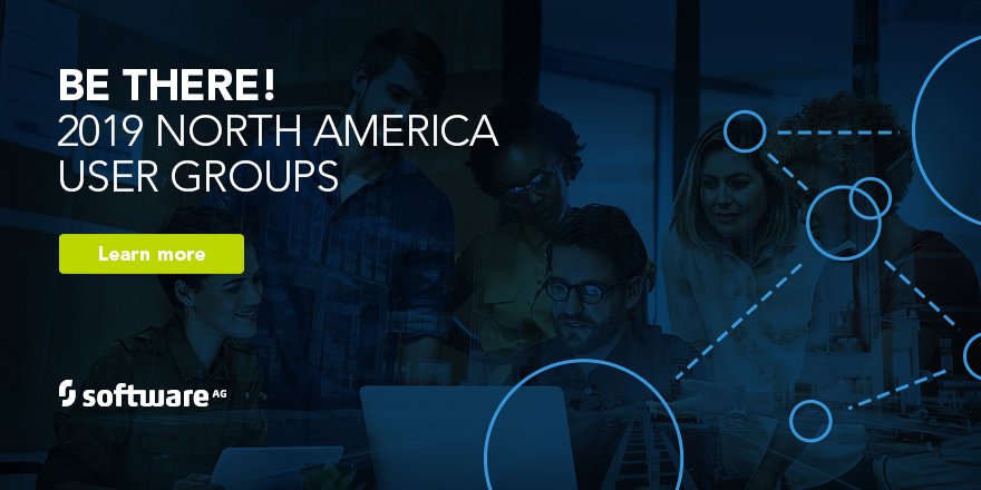 SoftwareAG's tweet photo. Our #NAUserGroups are special. Join us for the largest and most significant gathering of our community eco-system to get inspired, educated, hands-on and have a blast at our red carpet reception in New York from June 27 - 28! Register now: https://t.co/Ag8y7qZMSp https://t.co/2htOUZPCgA