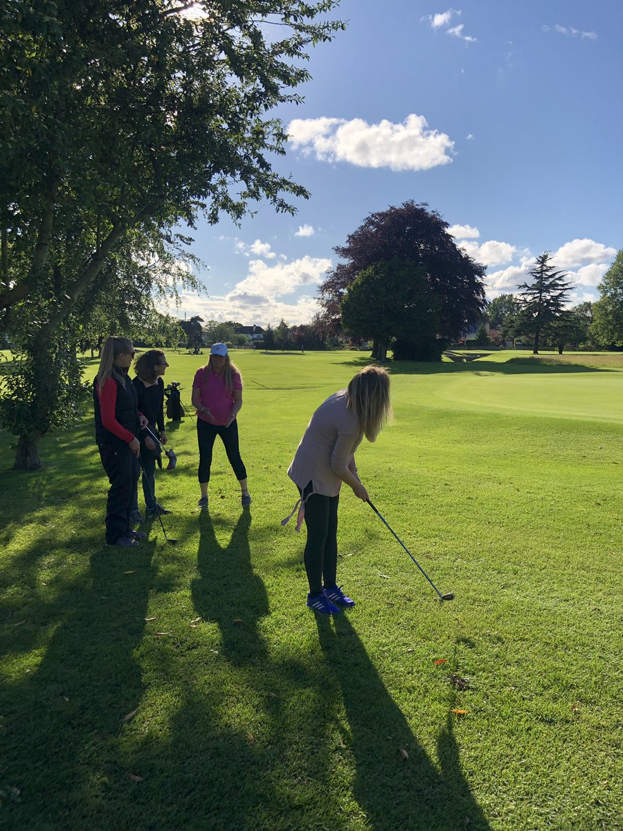 We are under way in our @EGWomensGolf #womenonpar event @exetergcc lots of ladies having a great time on the course @EnglandGolf @DevonGolf #golfisfun @drcockayne