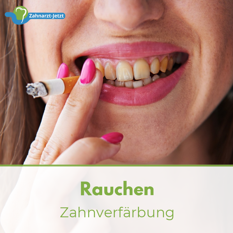 Durch Rauchen wird das Zahnfleisch weniger durchblutet. Nikotin und Teer schnüren den Sauerstoff ab. Dann zieht es sich zurück und legt die Zahnhälse frei. Das merken wir meist dann, wenn etwas Heißes oder Kaltes an die Zähne kommt und es wie ein Blitz durch den Körper schießt.