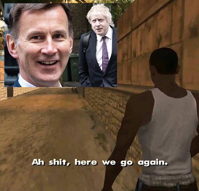 brexitproblems's tweet image. Anyone else getting this feeling #brexit #jeremyhunt #BorisJohnson #ConservativeLeadershipRace #conservativeleadership #Conservative #brexitproblems #johnsonvshunt #nextPm #NextPrimeMinister #ToryLeadeshipContest