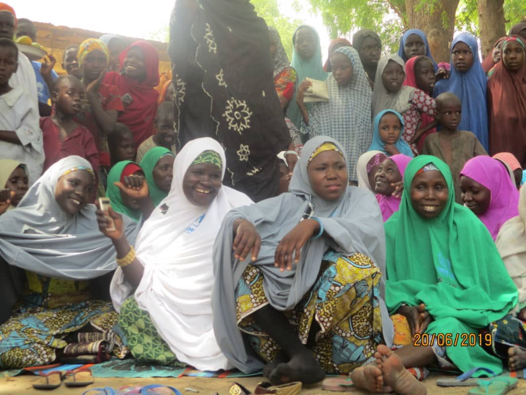 Bridgeforwomen's tweet photo. We recorded a massive turnout of IDPs, Returnees and Host members on #WorldRefugeeDay in Bama #StepwithRefugee #stepwithIDPs https://t.co/zYYrw1FHeZ