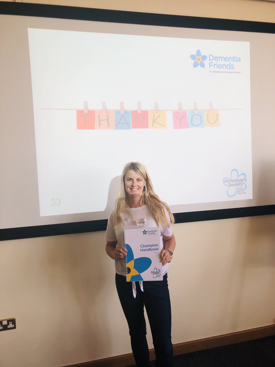 I am now a Dementia Champion! Can’t wait to start regular Dementia Friends Information Sessions for the staff and public @ WMH. Details to follow. Supporting the BCUHB commitment, working towards #DementiaFriendlyMaelor 

<a href="/jobolane1/">jobolane</a> <a href="/WrexhamDF/">Dementia Friendly Wrexham</a> <a href="/niholder/">Naomi RN</a> @heather_piggott