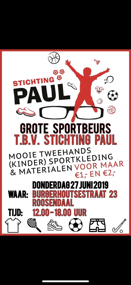 rsdbeweegt's tweet photo. Binnenkort een kleding beurs tbv Stichting Paul in de Suite in Roosendaal https://t.co/QZ2nCoEv9x